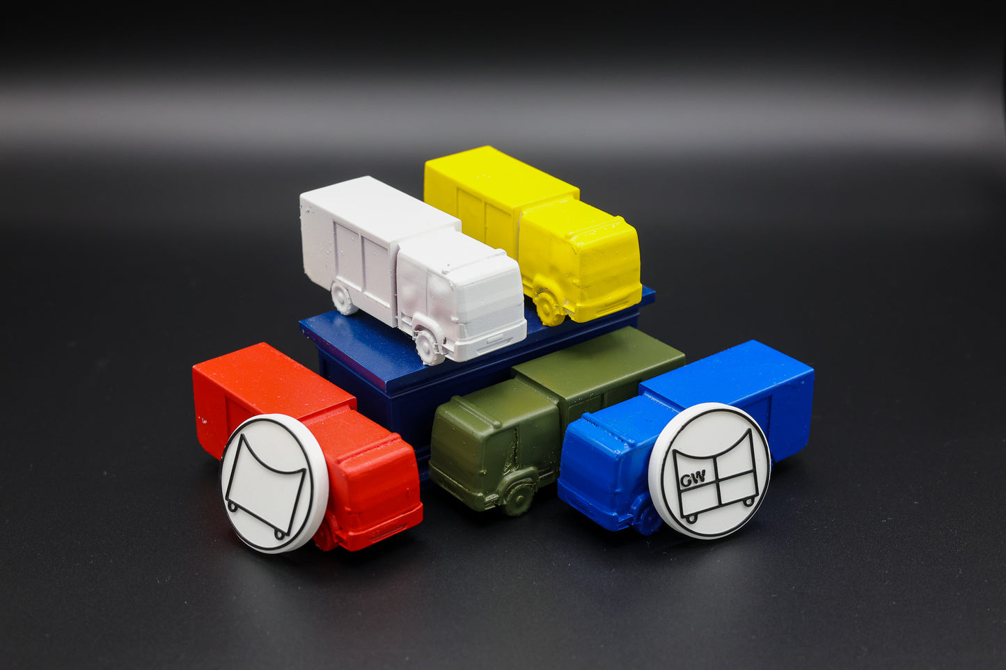 Hilfeleistungslöschgruppenfahrzeug "HLF" - Maßstab 1:100